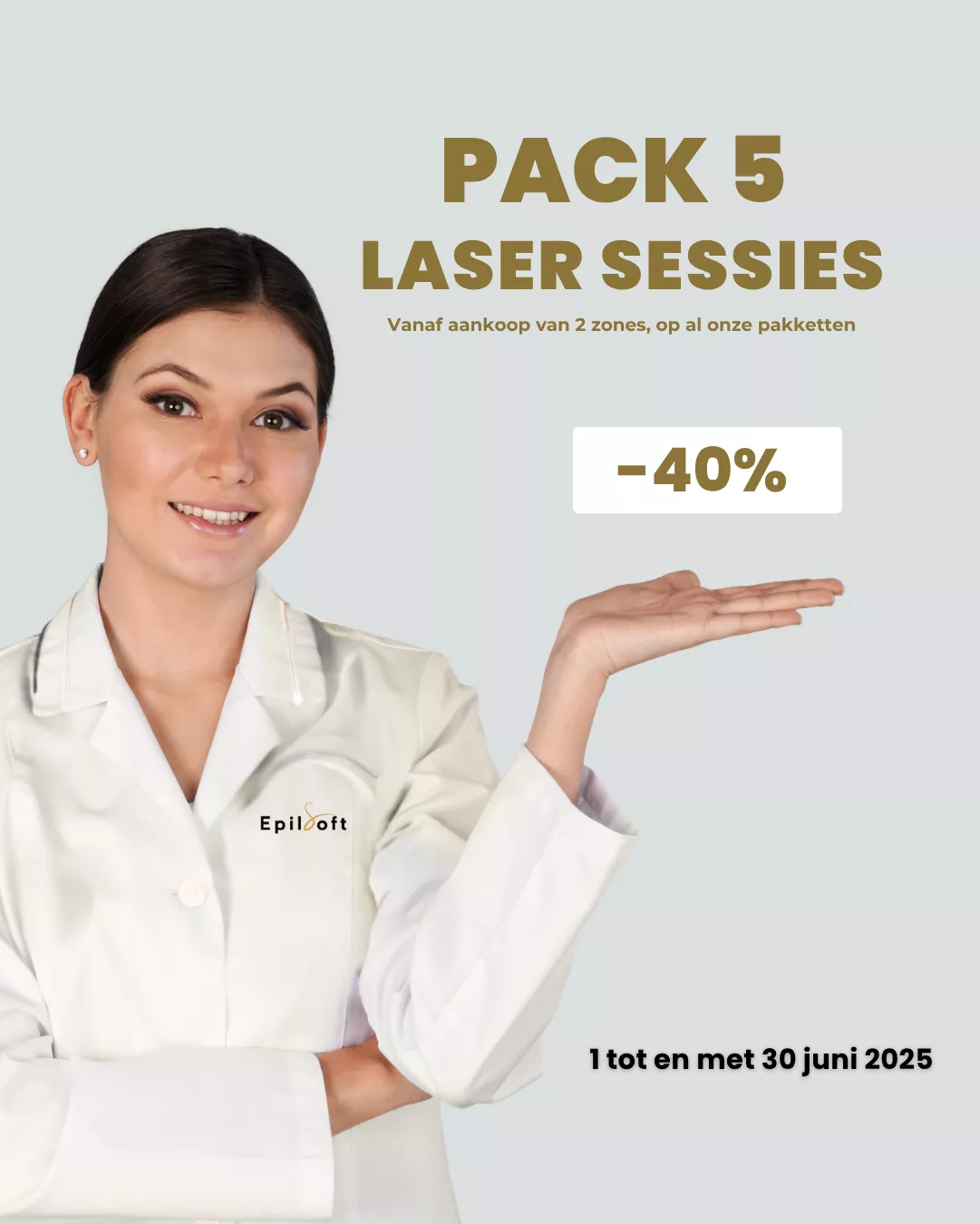 Promotie laserontharing gezicht - mobiel