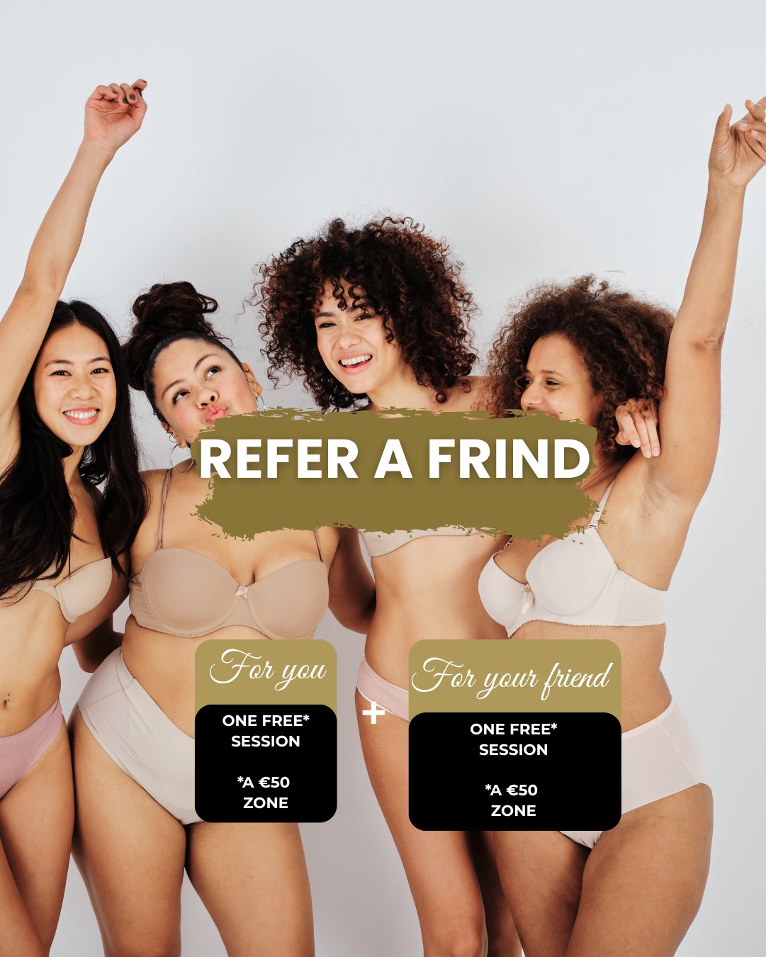 Bikini laser hair removal promotion - mobile view