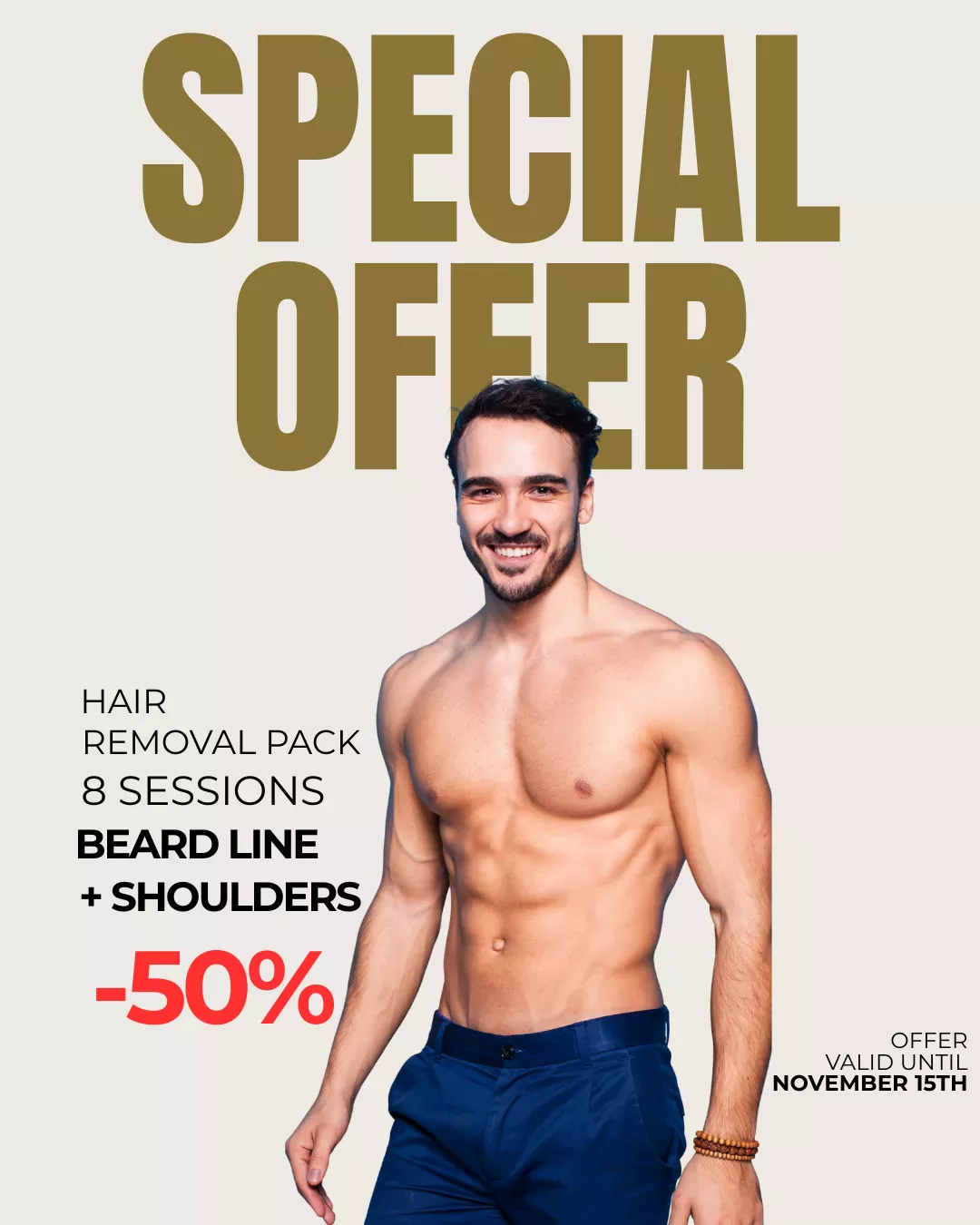 Promotion Epilsoft for men