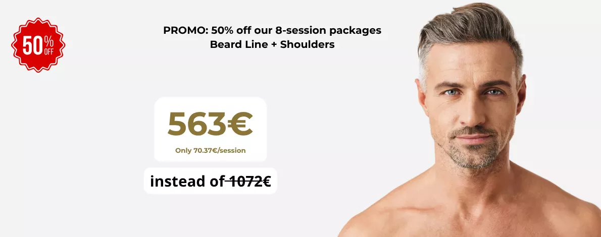 Epilsoft Promotion: 5 laser hair removal sessions at -25%