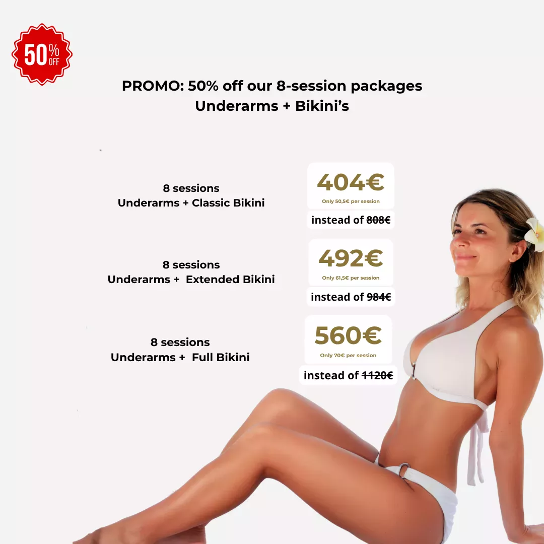 women's laser hair removal promotion